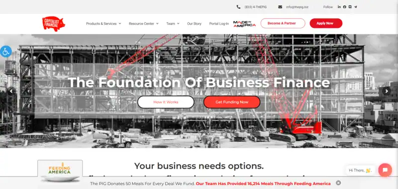 Capitalist Financial Website Design And Development